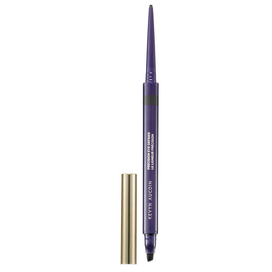 Kevyn Aucoin Precision Eye Definer tip close-up demonstrates ultra-fine gel for precise lines.