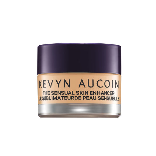Kevyn Aucoin Sensual Skin Enhancer SX07 bottle close-up showing high-coverage formula