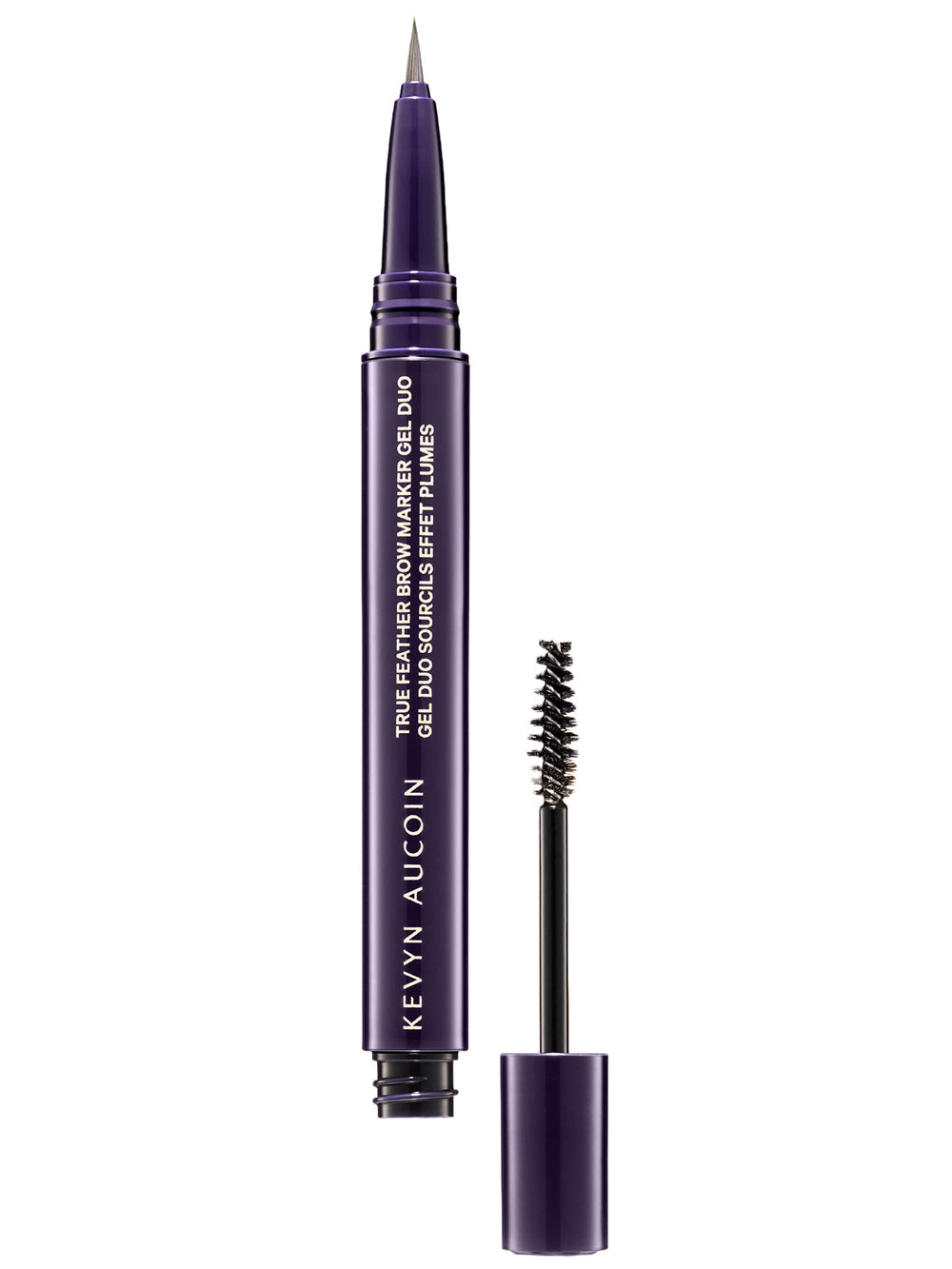 Kevyn Aucoin True Feather Brow Marker Gel Duo ash blonde marker for hair-like brow definition.