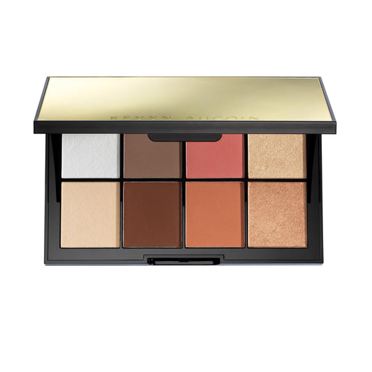 Kevyn Aucoin Volume 4 compact front view for all-in-one contour and highlight