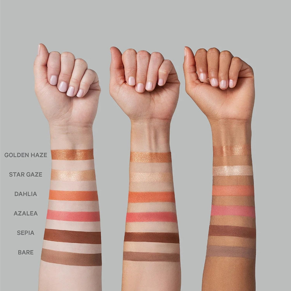 Kevyn Aucoin Volume 4 translucent powders Lace and Silk for a sheer, no-cast finish
