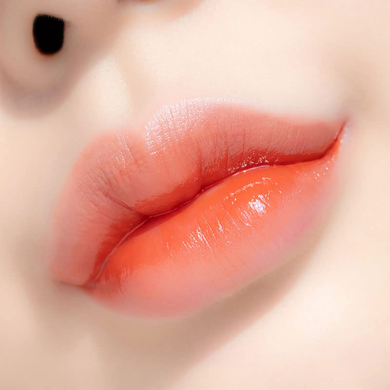 Keybo Dotom Lip Plus Master gloss swatch showing deeper color and shine