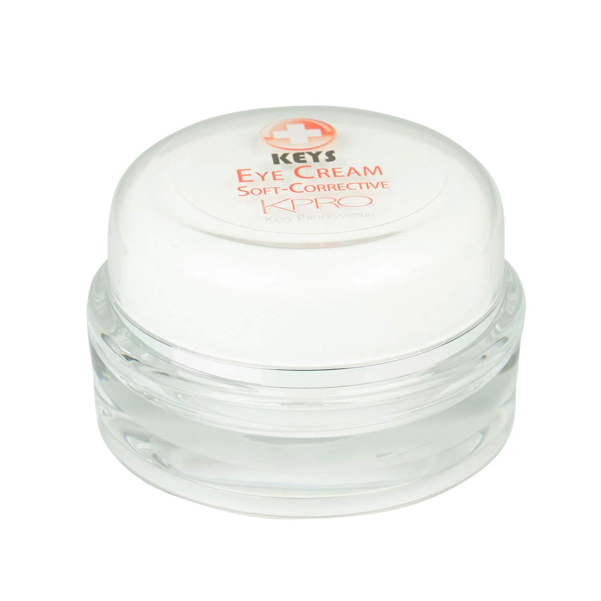 Keys KPRO Illuminating Eye Cream bottle demonstrates OptiFX for brighter under-eye.