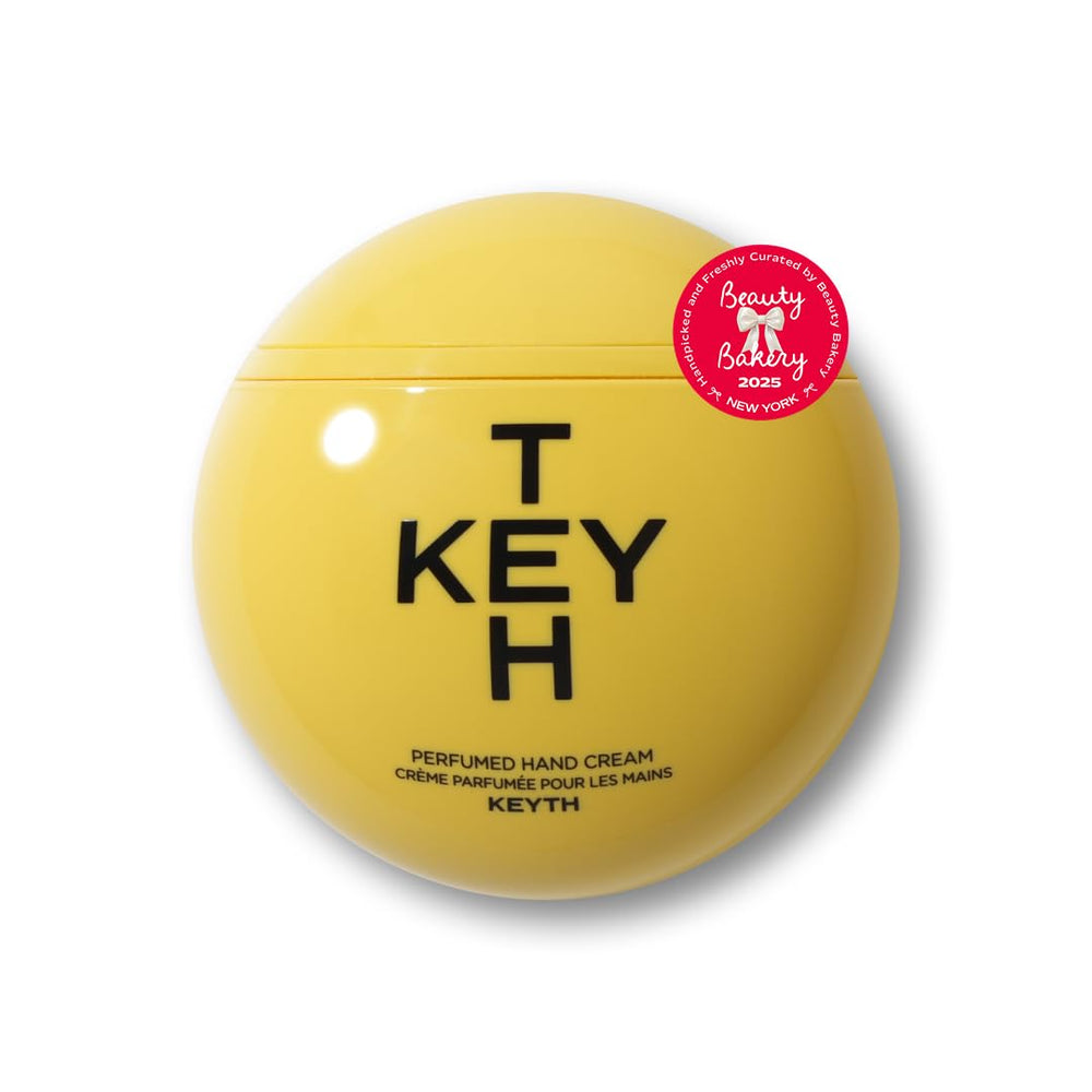 Keyth Perfumed Hand Cream bottle close-up highlighting rich scent