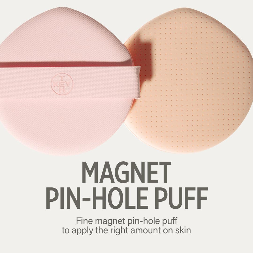 Keyth Pink Magnet Cushion 03 Pure Beige chic pink compact on vanity to elevate routine