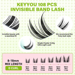 KEYYOU bunny clusters with C curl for manga-inspired eye drama