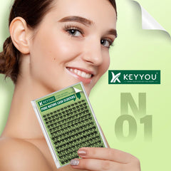 KEYYOU easy at-home diy lashes for personalized styles