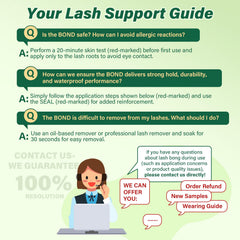 KEYYOU removal is easy and residue-free for natural lashes
