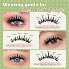 KEYYOU Fairy Chispa Lash Clusters provide an at-home kit for DIY lash styling.