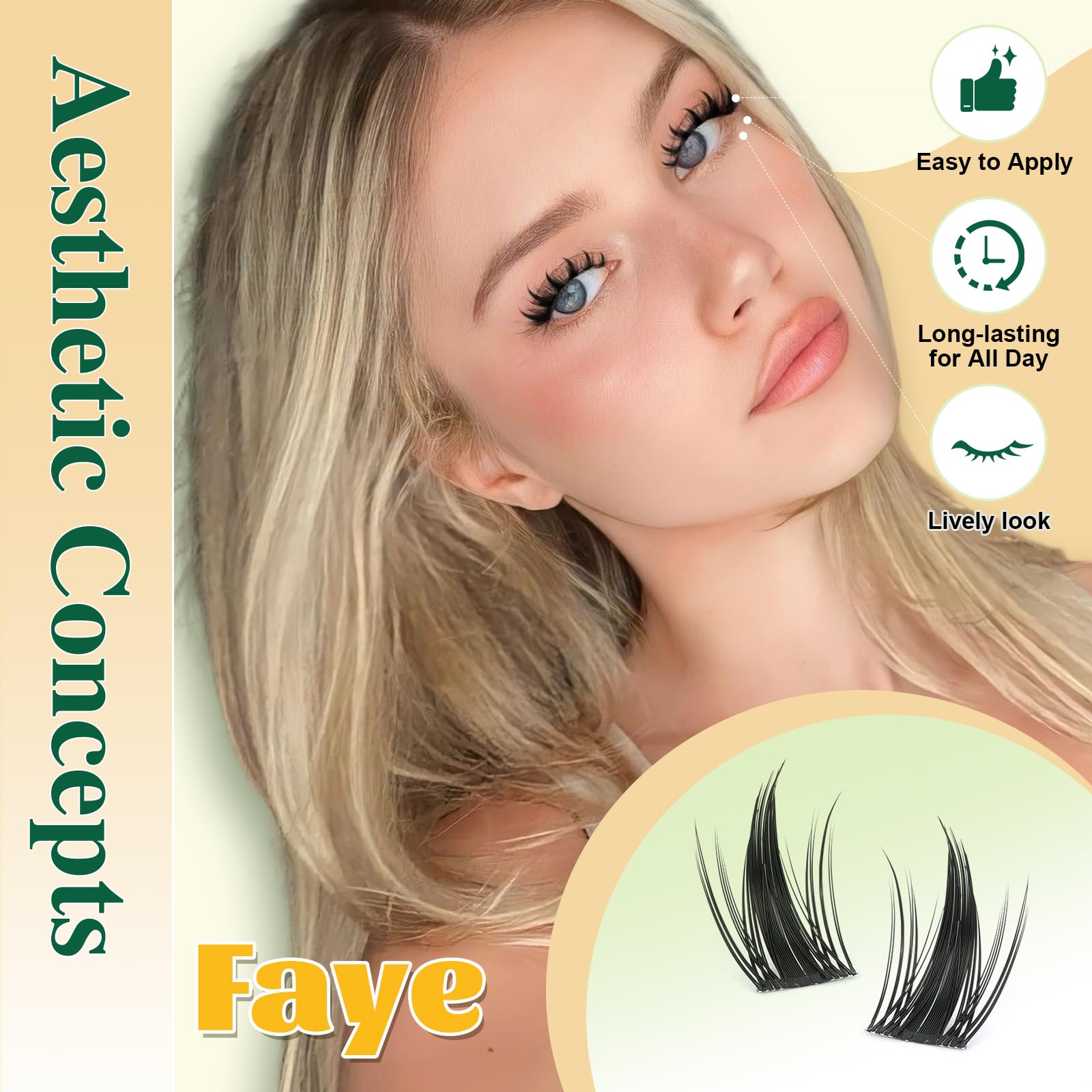 KEYYOU LASH application tweezers close-up for precise placement and easy DIY lash work
