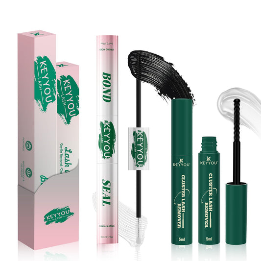KEYYOU LASH Bond and Seal bottle for secure lash clusters at home.