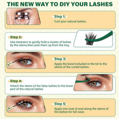 KEYYOU LASH DIY beginners kit ideal for manga-inspired looks.