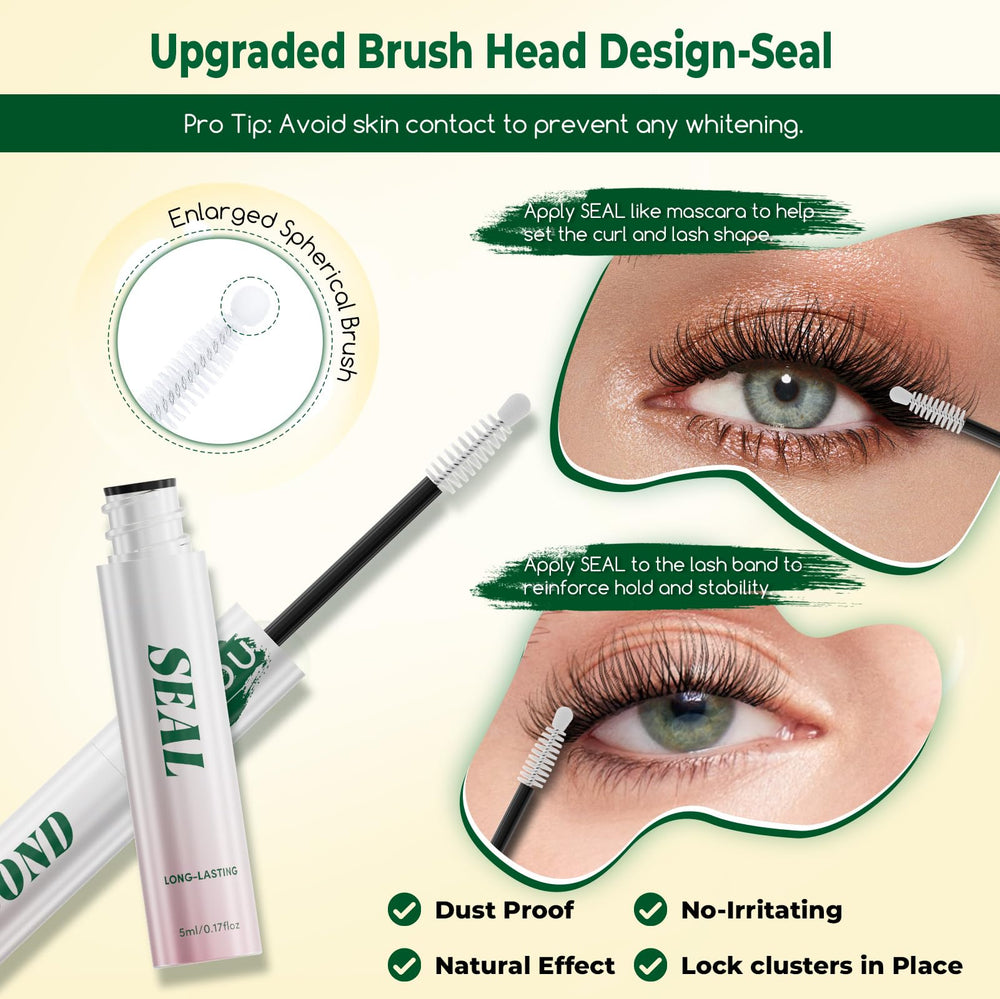KEYYOU LASH hypoallergenic formula gentle for sensitive eyes and skin
