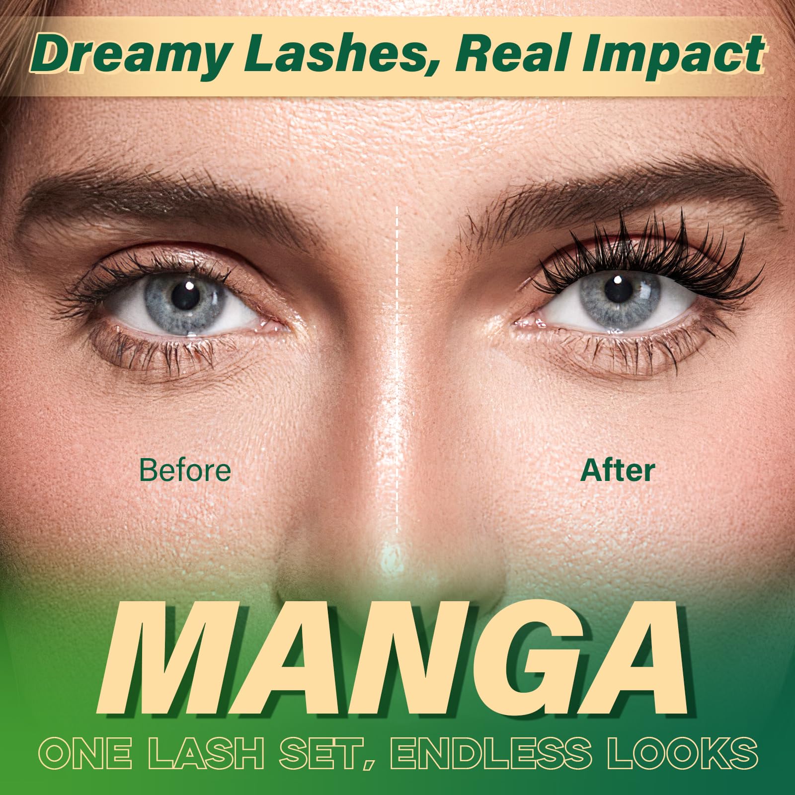 KEYYOU LASH soft-band manga clusters provide lightweight comfort