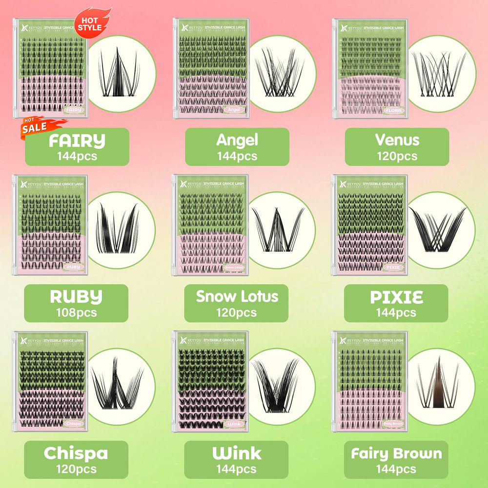 KEYYOU Remover oil enables gentle, easy lash removal.