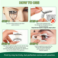 KEYYOU lashes beside ruler for scale, clarifying fit and length benefit