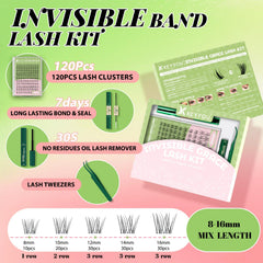 KEYYOU Venus Lash Clusters Kit creates a wispy, natural effect.