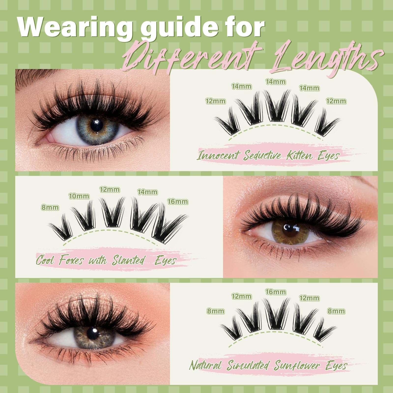 KEYYOU waterproof lash glue keeps lashes secure during outdoor days.