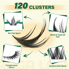 Seal with Keyyou Lash sealing gel for extended wear.