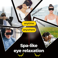 KGALLERY Warm Eye Pack steam therapy reveals gentle heat and moisturized eye area.
