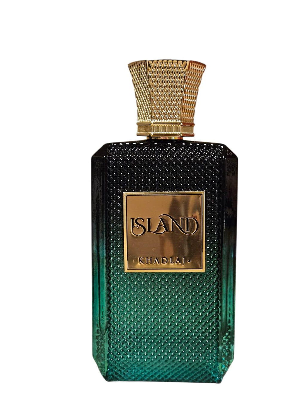 KHADLAJ Island emerald-green bottle showcases luxury and longevity