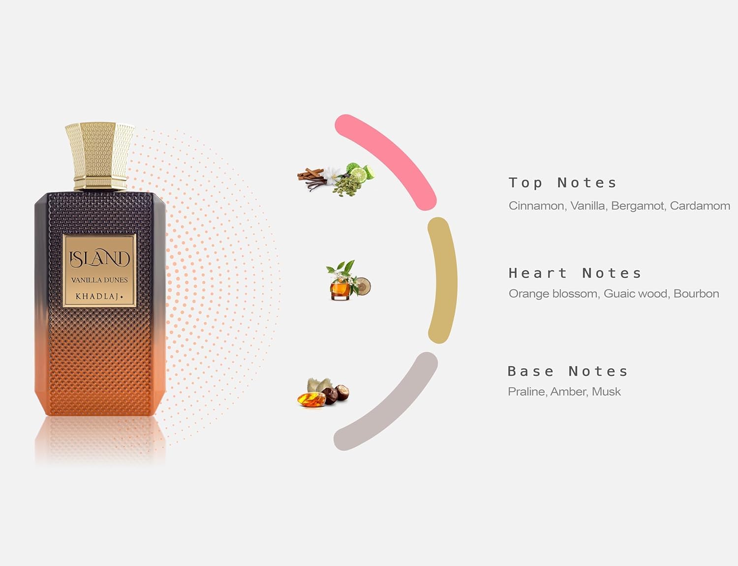 Khadlaj Island Vanilla Dunes packaging suggesting premium unboxing experience