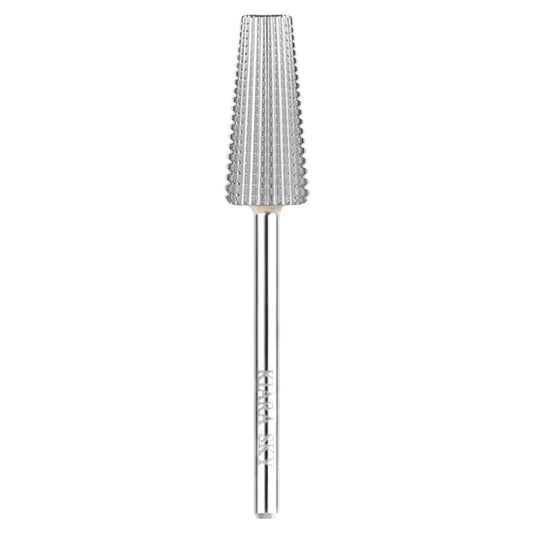 Kiara Sky 5-in-1 Fine Bit stainless steel close-up for precise cuticle care.