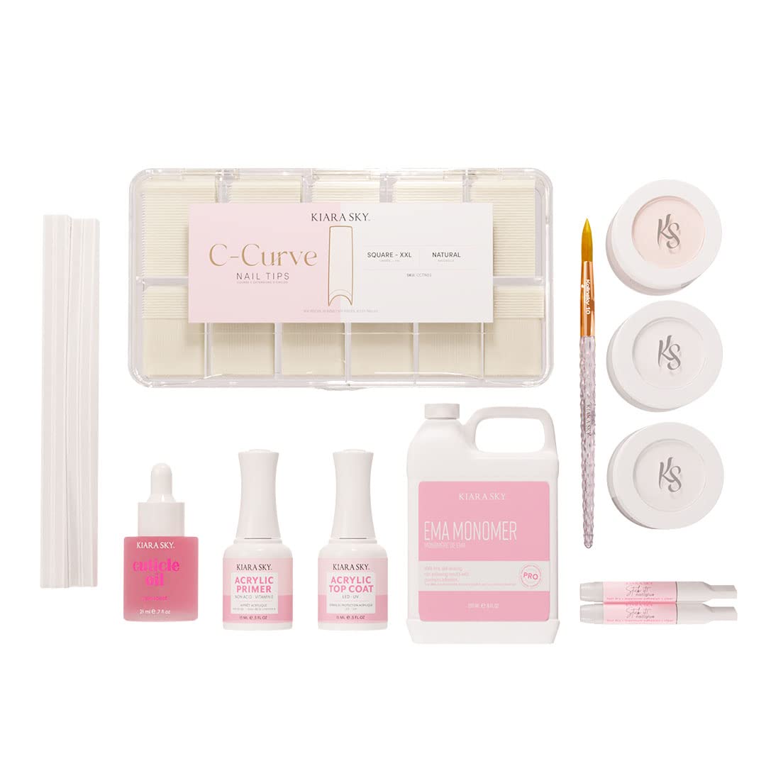 Kiara Sky all-in-one powder colors for versatile nail designs