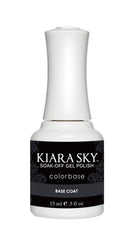 Kiara Sky Base Coat bonds gel polish to nail plate for durable manicures.