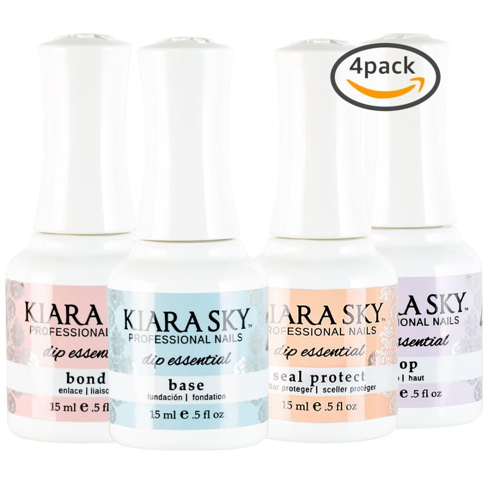 Kiara Sky Base coat applied for a smooth nail foundation.