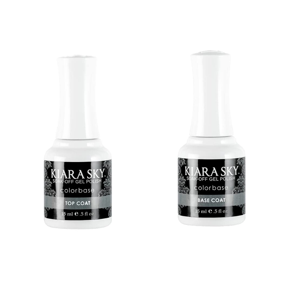 KIARA SKY base coat bottle enhances adhesion without damaging nails.