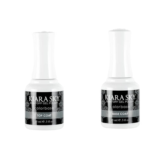 KIARA SKY base coat bottle enhances adhesion without damaging nails.
