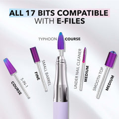 Kiara Sky beginner-friendly purple drill bit for fast product removal