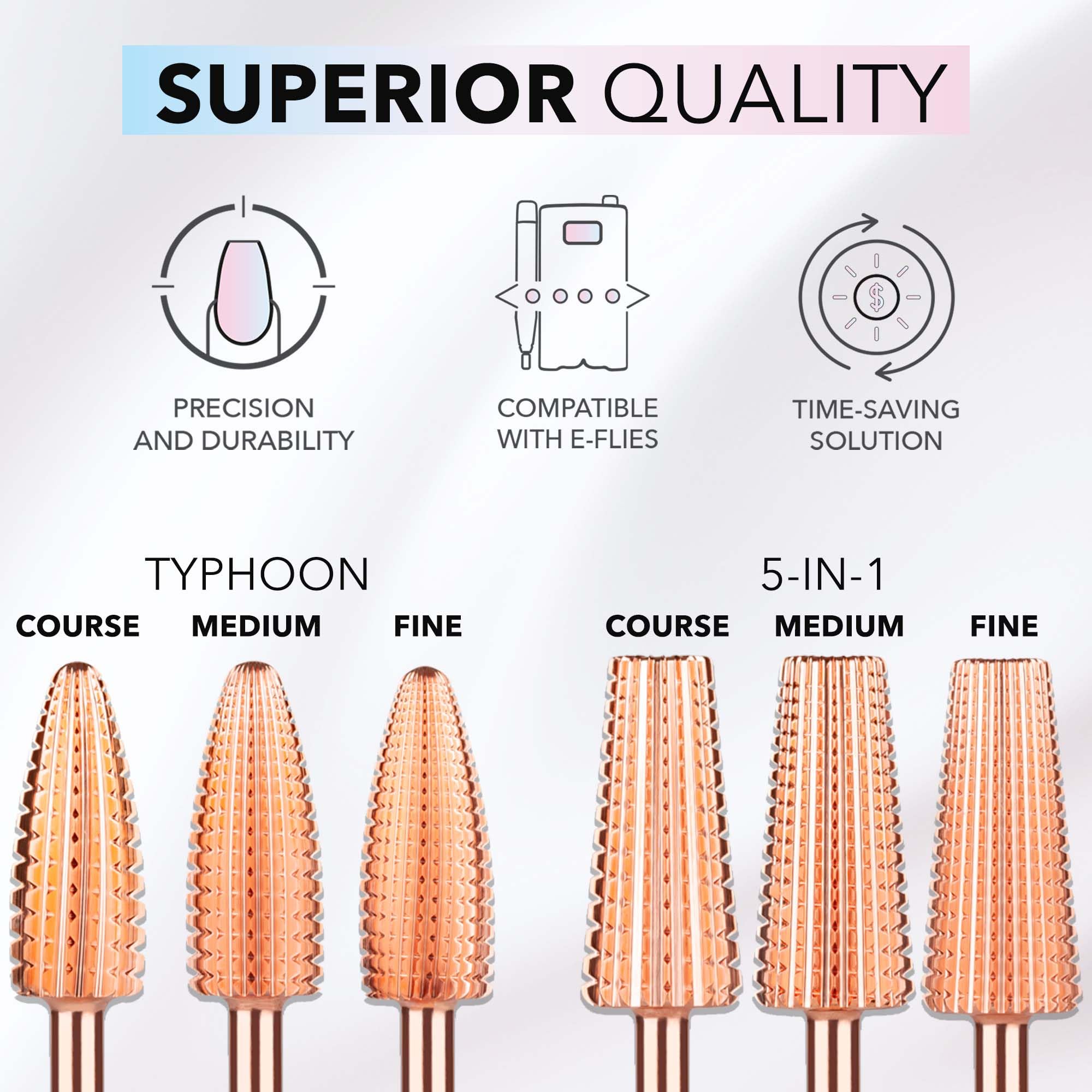 Beyond Pro drill compatibility for Kiara Sky 5-in-1 bit with bidirectional use