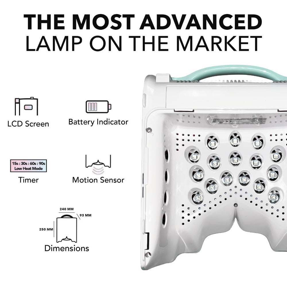 Kiara Sky Beyond Pro II LED UV light delivers efficient curing for gel polishes.