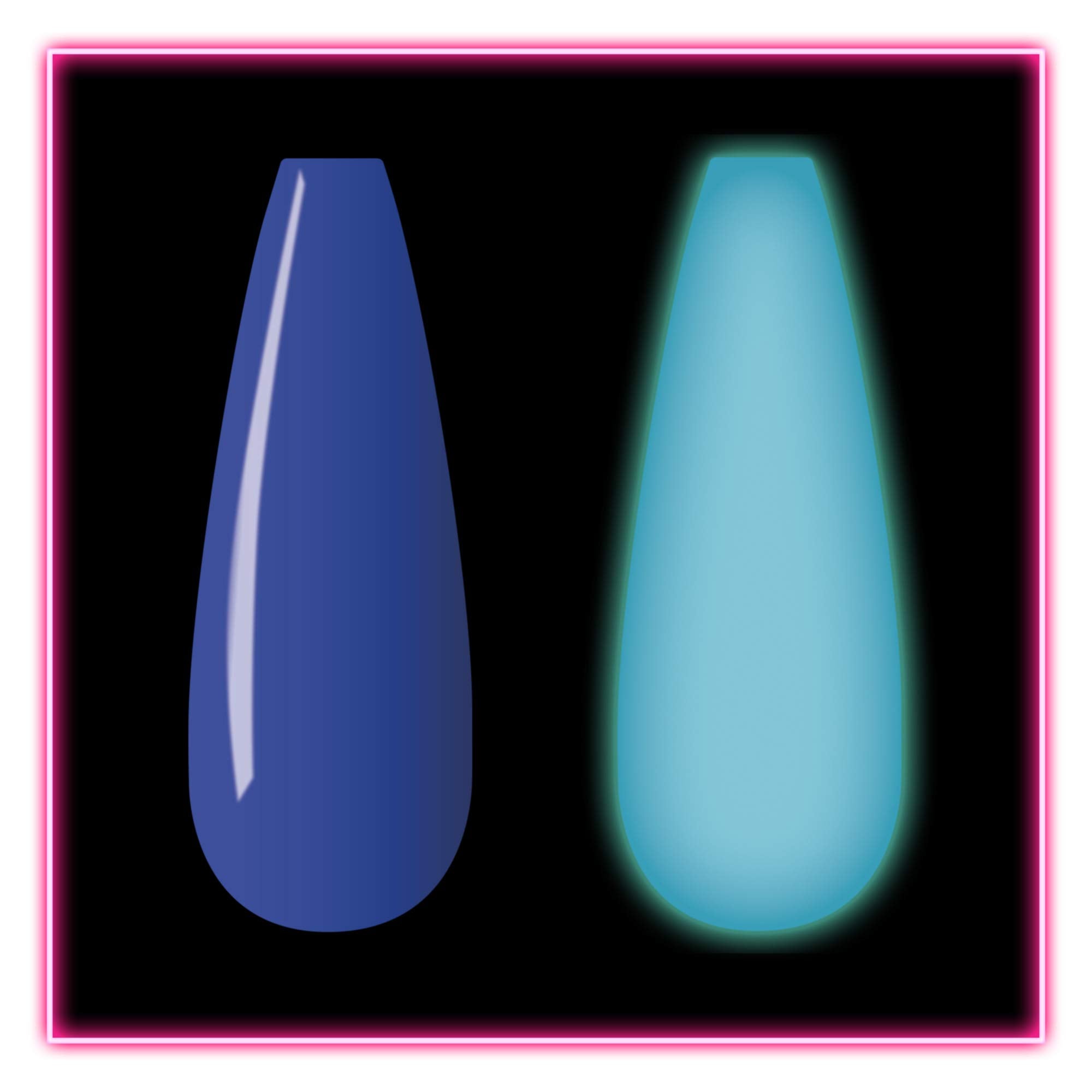 Kiara Sky Blue Me Away dip powder nails application demonstrates smooth, even coverage.