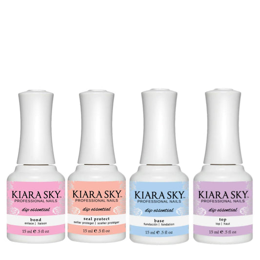 Kiara Sky Bond bottle close-up for durable nail adhesion.