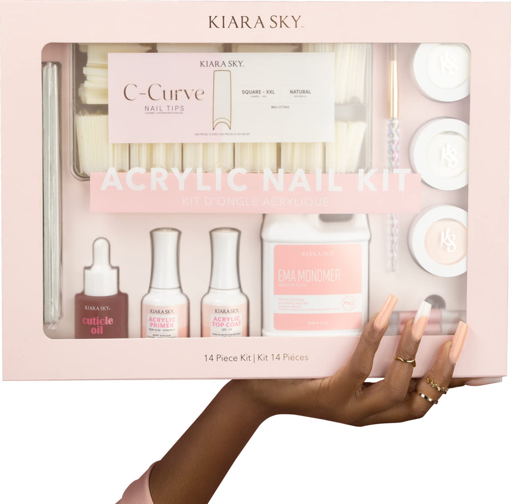 Kiara Sky crystal-cut brush for precise acrylic application