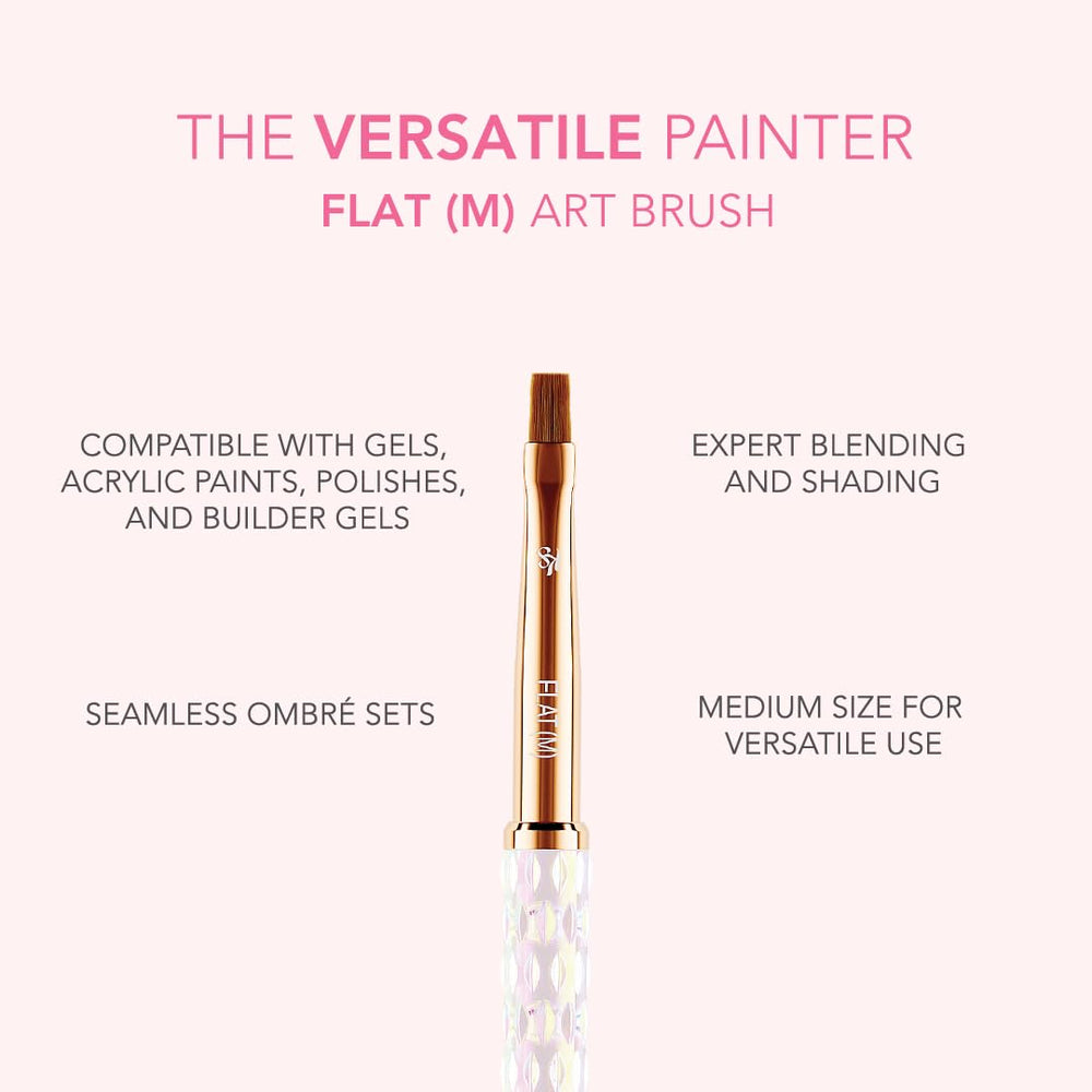 Kiara Sky crystal-cut iridescent handle enhances grip during detail work.