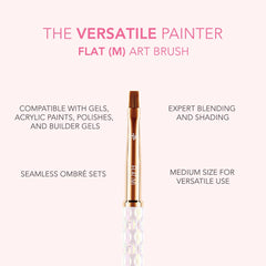 Kiara Sky crystal-cut iridescent handle enhances grip during detail work.