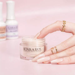 Kiara Sky dip applicator tools kit demonstrates precise application and faster results.