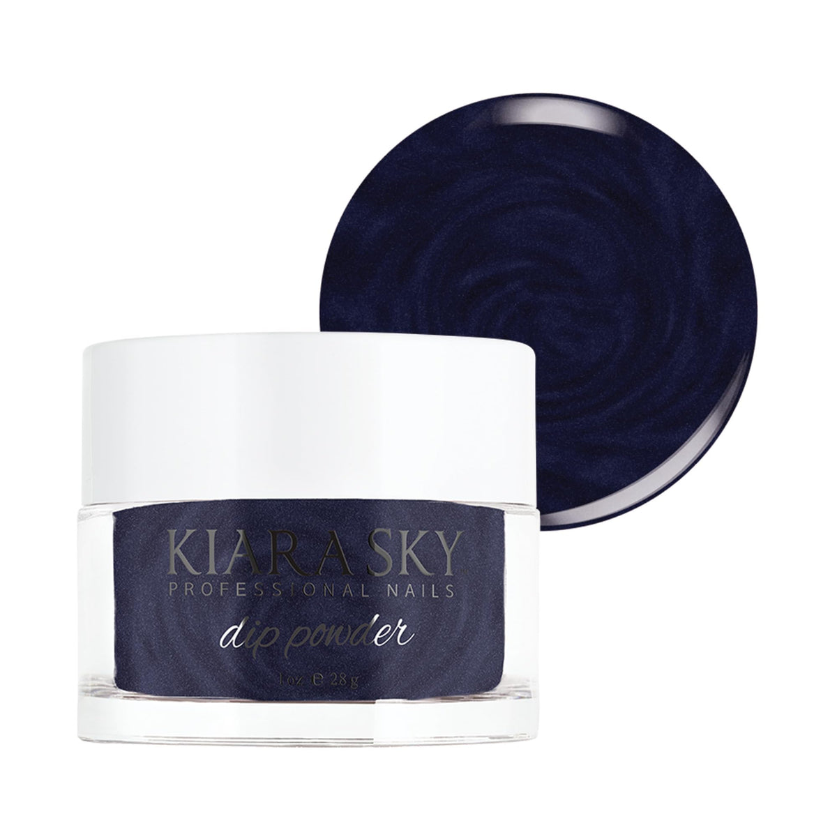 Kiara Sky dip powder blue tones 1oz ready for vibrant blue nails