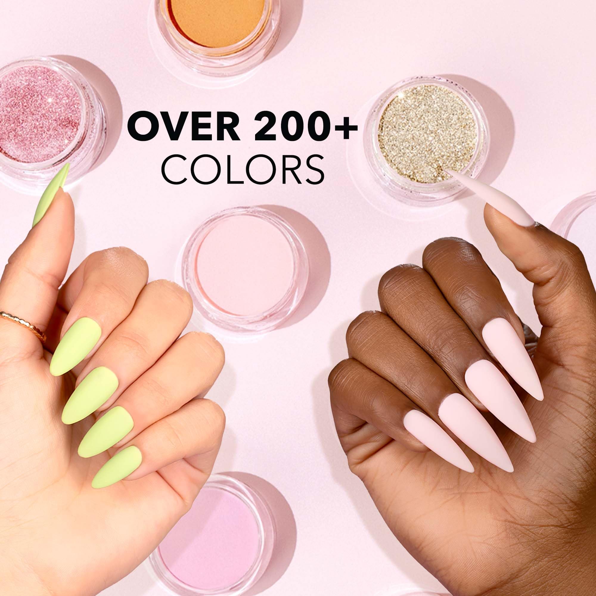 Manicure example with Kiara Sky Have A Grape Nite long-lasting finish.
