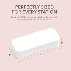 Kiara Sky Dip Powder Case open lid reveals compartments for easy access.