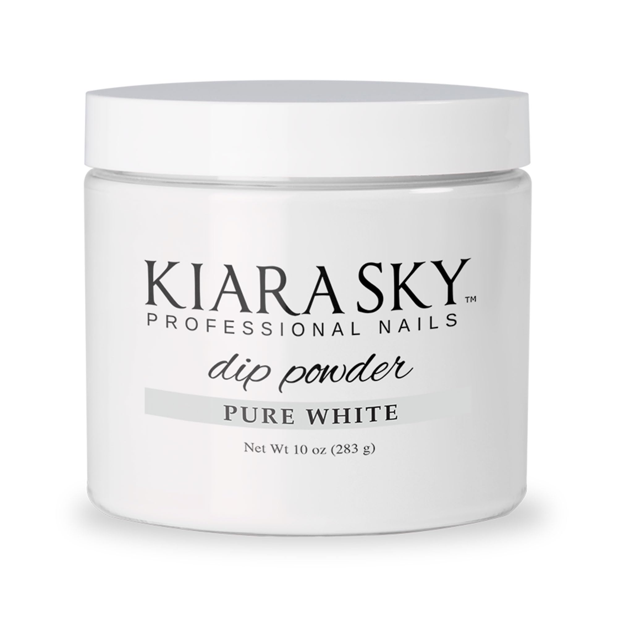 Kiara Sky Dip Powder Essentials 10 oz refill bottle, ideal base for color applications