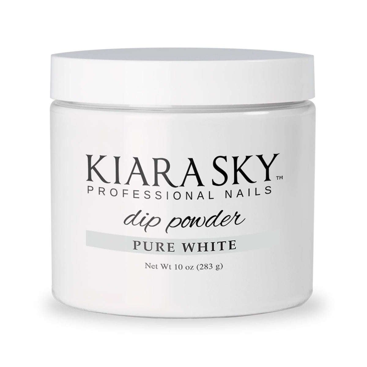 Kiara Sky Dip Powder Essentials 10 oz refill bottle, ideal base for color applications