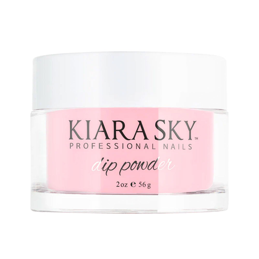 Kiara Sky Dip Powder Essentials dark pink 2oz bottle for vibrant long-lasting color.