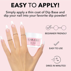 Kiara Sky Dip Powder Essentials dark pink swatches show rich pigment and smooth coverage.
