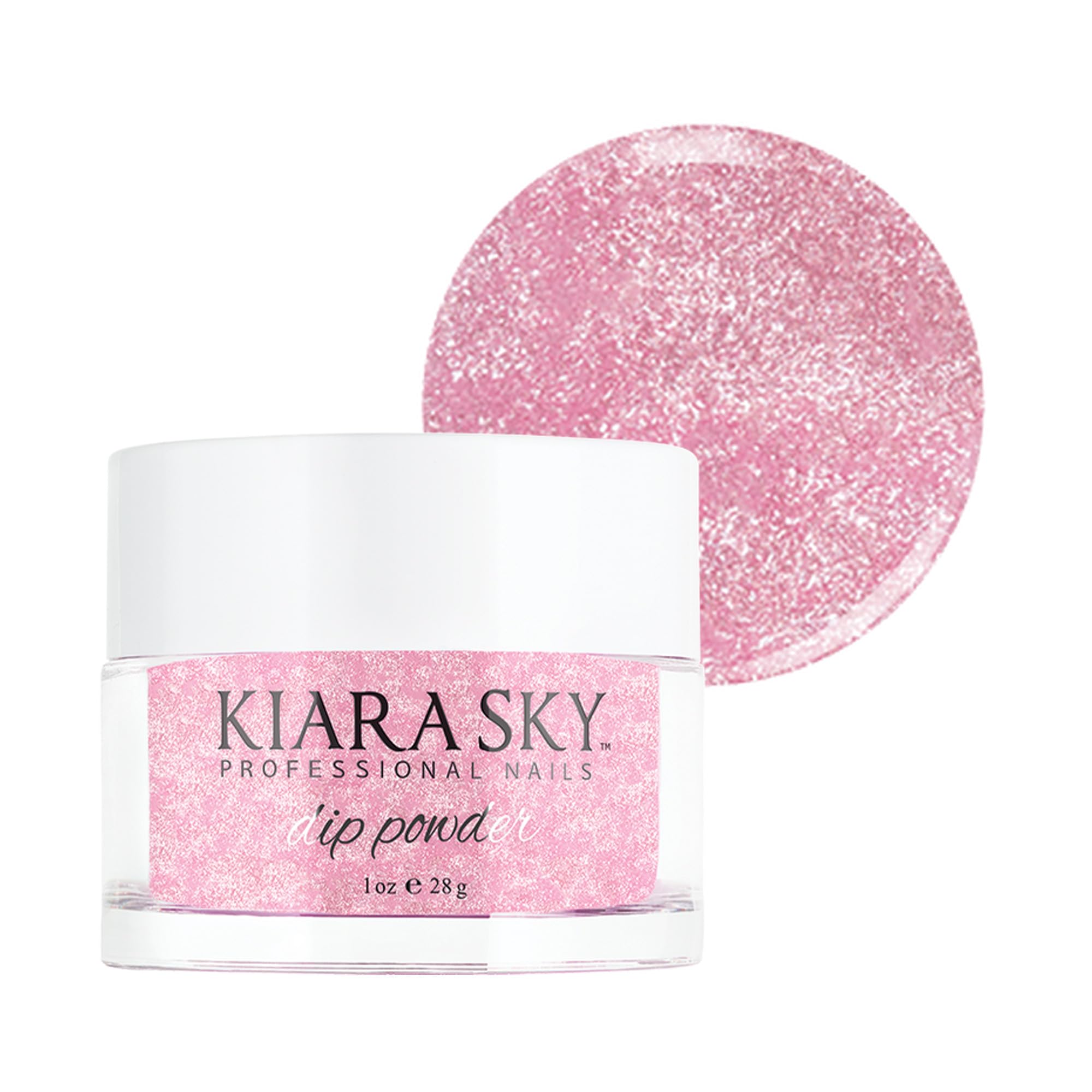 Kiara Sky Eyes on the Prize D584 jar shows rich color for salon ready nails.