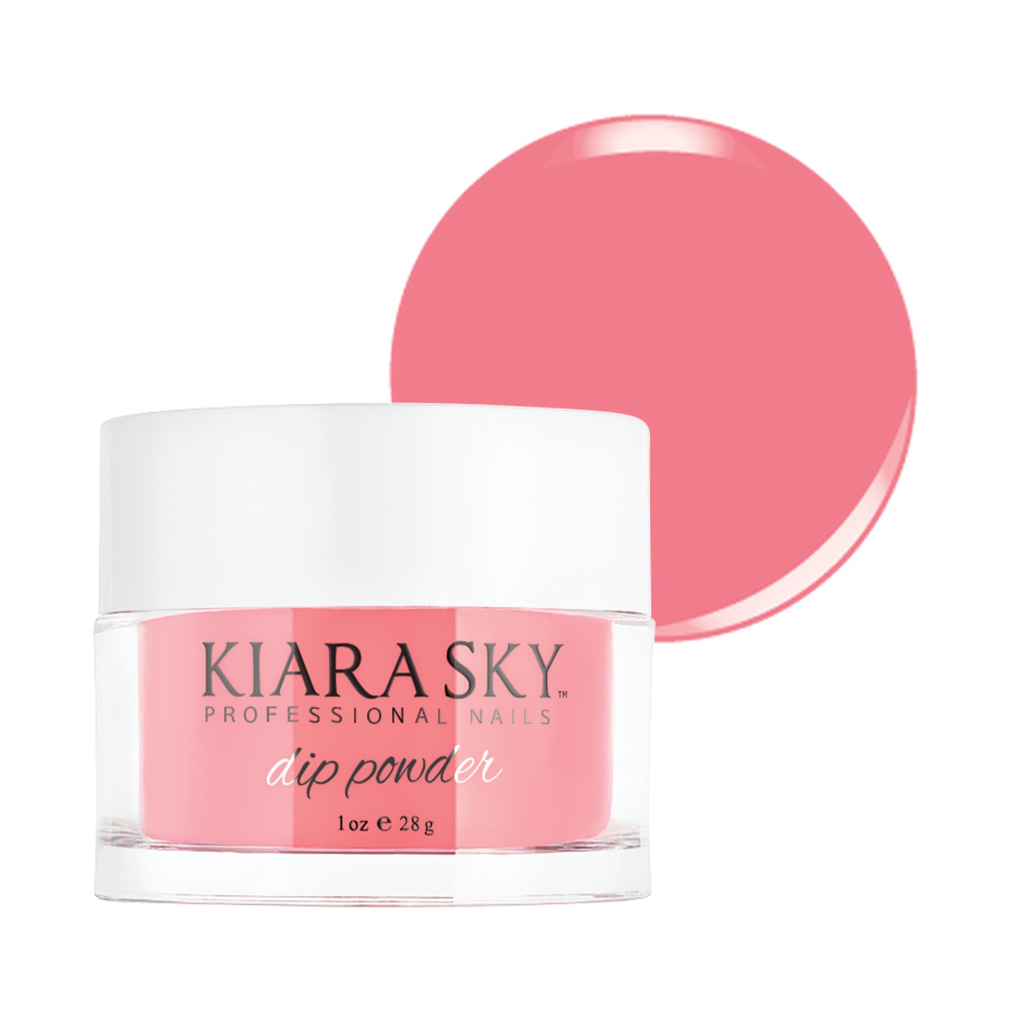 Kiara Sky Dip Powder Pink Slippers packaging shows premium, easy-to-use nail system.